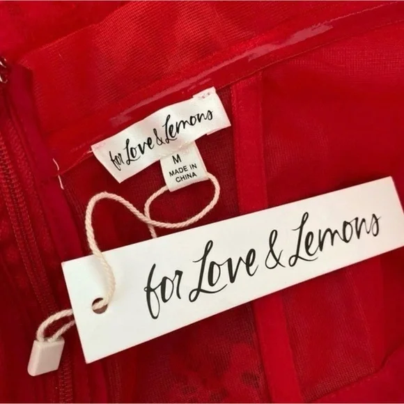 For Love And Lemons Scarlet High Low Dress - Picture 5 of 12